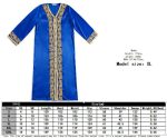 Malaysian Women's V-neck Long-sleeved Sewed Diamond Dress - Image 4