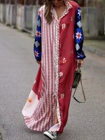 Ladies Fashion Personality Print Hipster Dress - Image 4