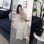 Ladies chiffon strap floral dress - Image 5