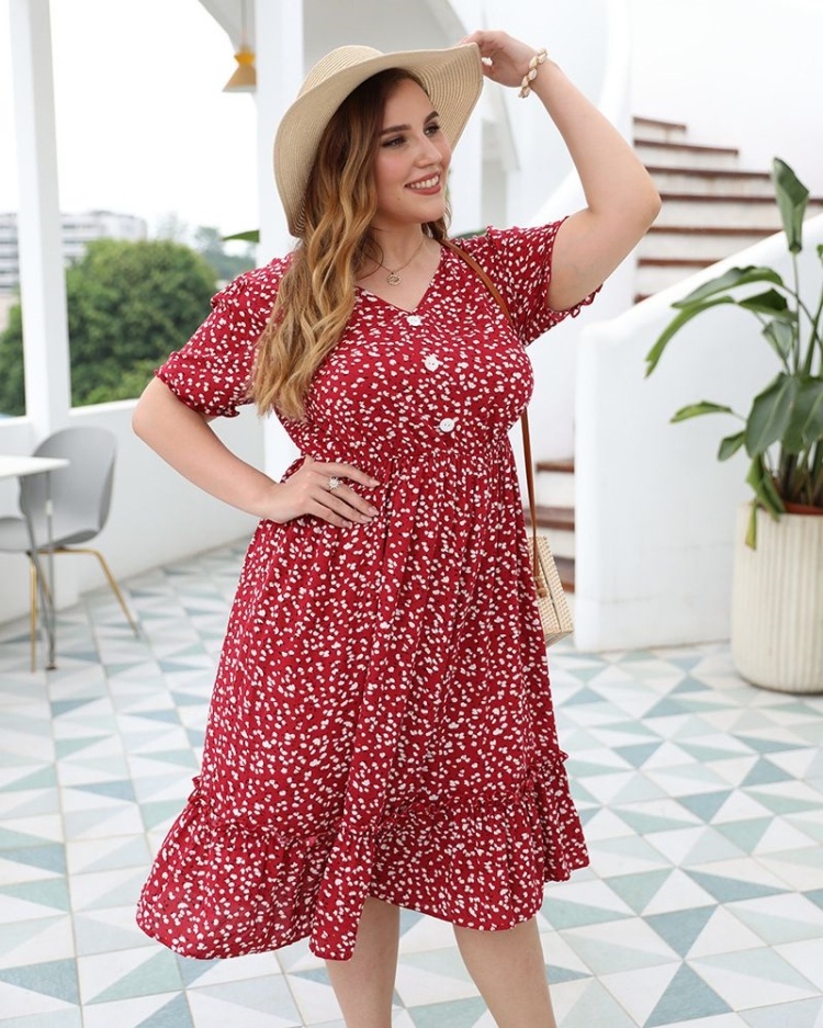177288c2-36e1-4d53-823b-41765f69751a.jpg Ladies Ladies Strong Size Sun Dress Womens Big Fatty - Image 1