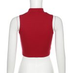 Summer New Women's Clothing Street Letters Printed Cropped Tank Top Women - Image 4