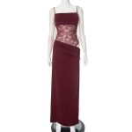 Y2K Lace Suspender Dress Fashion Sexy Lace Long Dresses Party Evening Club Beach Clothing For Women - Image 9