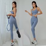 Sports Underwear Women Running Fitness Vest Yoga Clothing Suit - Image 3