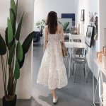 Ladies chiffon strap floral dress - Image 7