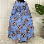 Malaysian Turkish Base Outside Wear Dress