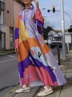 Ladies Fashion Personality Print Hipster Dress - Image 2