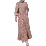 Muslim Clothing Bohemian Style Small Floral Dress - Image 4