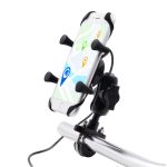 Motorcycle Mobile Phone Bracket Modification Electric Bike Bicycle Accessories Aluminum Alloy Base Bracket - Image 3
