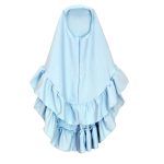 Girls Arab Clothing Spring And Autumn Models, Long-Sleeved Floral Muslim Long Dress  And Turban Two-Piece Suit - Image 5