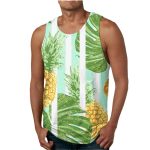 Trendy Men's Clothing Vest Printed Beach Casual Sports Men Vest - Image 4