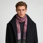 2pcs Glamorous Dinner Accessory Rich Jacquard Texture Catches Light Evening Jacquard Scarf,Luxe Look For Evening Wear,Scarf,vacation,daily Life,evening Party,Office Appropriate Subtlety For Women Men - Image 5
