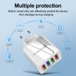 USB Charger Quick Charge 3.0 4 Phone Adapter For Tablet Portable Wall Mobile Charger Fast Charger - Image 3