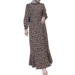 Muslim Clothing Bohemian Style Small Floral Dress - Image 2