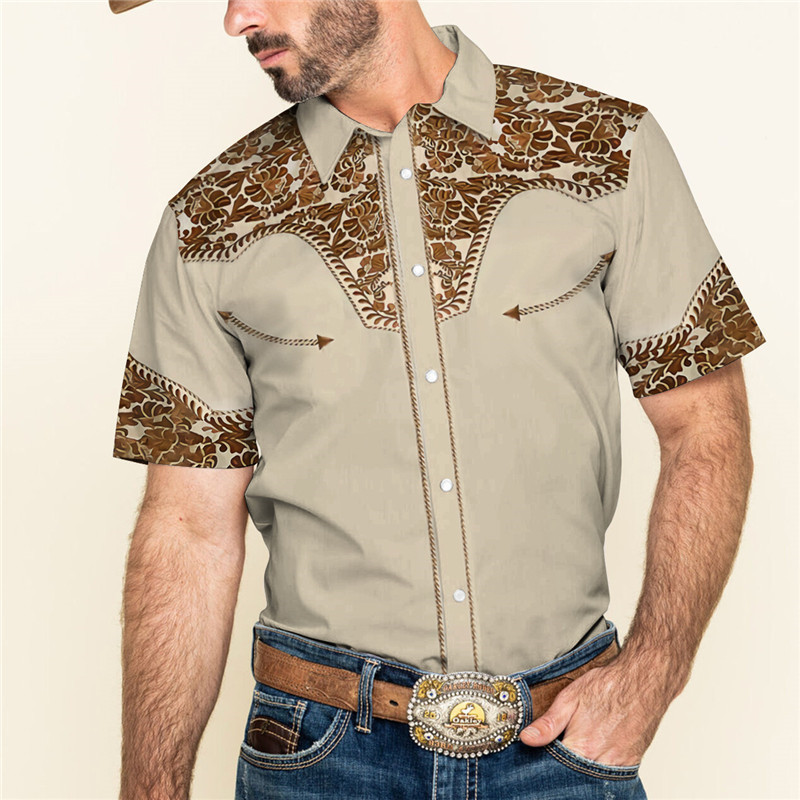 61f531cf-a0a9-457d-82fc-604b06c59798.jpg 3D Personalized Printing T-shirt Summer Loose Short Sleeve Lapel Shirt Casual Streetwear Clothing For Men - Image 1