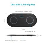 Wireless Charger Dual Mobile Phone Charger - Image 5