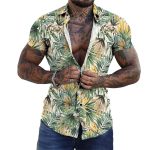 3D Personalized Printing T-shirt Summer Loose Short Sleeve Lapel Shirt Casual Streetwear Clothing For Men - Image 3