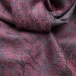2pcs Floral Romantic Jacquard Florals On Vivid Magenta Long Scarf ,Luxe Look For Evening Wear,Scarf,vacation,daily Life,evening Party,Office Appropriate Subtlety For Women Men - Image 5