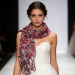 Red Printed Viscose Scarf - Flowy Long Scarf For Dresses 67inchx24inch - Image 3