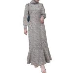 Muslim Clothing Bohemian Style Small Floral Dress - Image 6