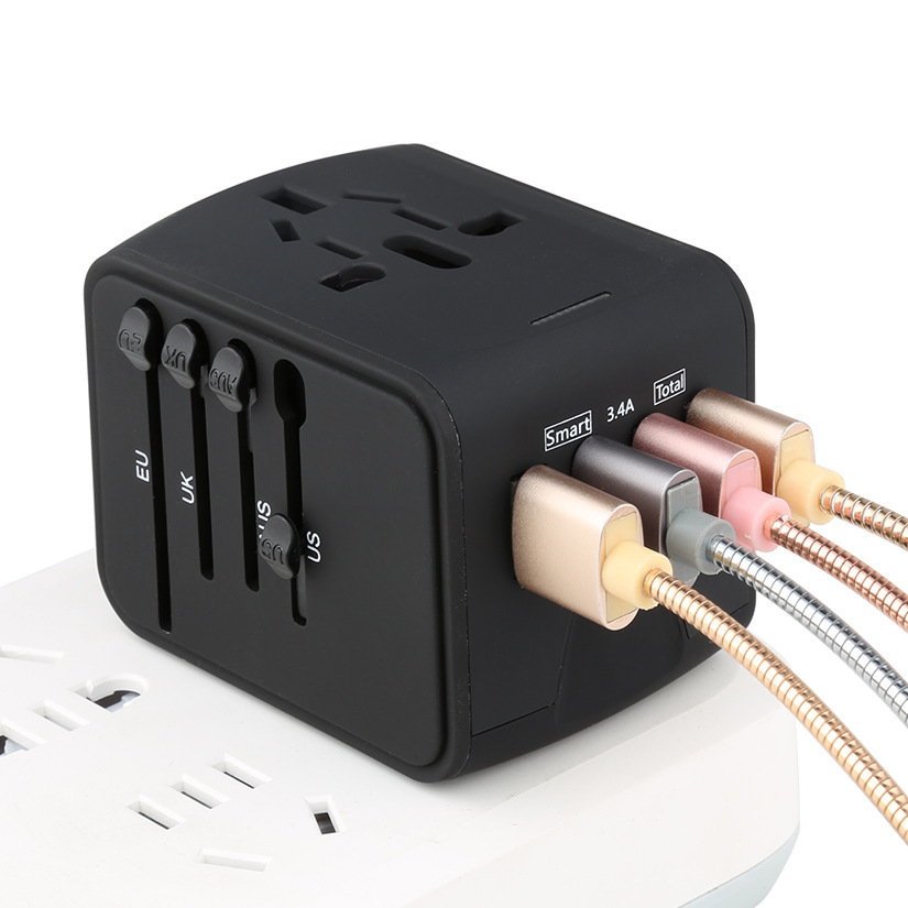 e884294b-b5eb-4718-bcad-5aef9999b27f.jpg Travel Multifunctional 4 Charging Dock USB Converter - Image 1
