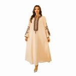 Fashion Muslim Rope Embroidered Robe Women's Clothing - Image 4