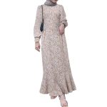Muslim Clothing Bohemian Style Small Floral Dress - Image 5