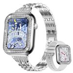 New Square Fashion Women Smart Wristwatch Diamond Waterproof - Image 8