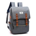 Vintage men women canvas backpacks school bags for teenage girls laptop backpack with USB charging fashion travel - Image 2