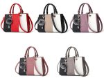 Women Hairball Ornaments Totes Patchwork Handbag Party Purse Ladies Messenger Crossbody Shoulder Bags Women Handbags - Image 2
