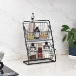 Stainless Steel Countertops Multilayer Spice Rack Fruit Kitchen Storage Kitchen Storage Rack - Image 3