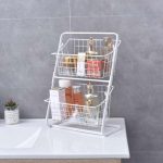 Stainless Steel Countertops Multilayer Spice Rack Fruit Kitchen Storage Kitchen Storage Rack - Image 2