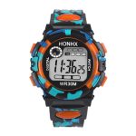 Digital Chronograph Calendar Waterproof One-eye Camouflage Sports Watch