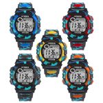 Digital Chronograph Calendar Waterproof One-eye Camouflage Sports Watch - Image 5