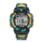 Digital Chronograph Calendar Waterproof One-eye Camouflage Sports Watch - Image 2