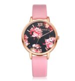 High Quality Fashion Leather Strap Rose Gold Women Watch Casual Love Heart Quartz Wrist Watch Women Dress Ladies Luxury Watches - Image 4