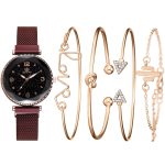 Women Watches Starry Sky Magnet Buckle Fashion Bracelet Wristwatch Roman Numeral Simple Clock Gift - Image 6