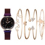 Women Watches Starry Sky Magnet Buckle Fashion Bracelet Wristwatch Roman Numeral Simple Clock Gift - Image 3