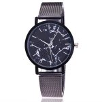 Vansvar fashion brand silver and gold mesh band creative marble wristwatch casual women quartz watches gift relogio feminino - Image 7