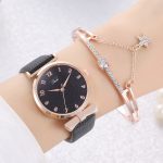 Watch Female Student New Watch Set Fashion Literal Drainage Product Bracelet Set Watch - Image 3