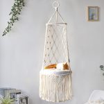 Macrame Hanging Pet Bed Macrame Cat Hammock Wall Hanging Cat Hammock Macrame Cat Bed-Pet Gifts Hammock Macrame Cat Swing - Image 3