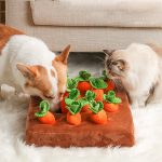 Pet Dog Toys Carrot Plush Toy Vegetable Chew Toy For Dogs Snuffle Mat For Dogs Cats Durable Chew Puppy Toy Dogs Accessories - Image 4