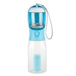 Portable Cat Dog Water Bottle Food Feeder Drinker Poop Dispenser 3 In 1 Leak-proof Multifunctional Dog Water Bottle Pet Products - Image 9