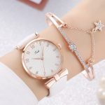 Watch Female Student New Watch Set Fashion Literal Drainage Product Bracelet Set Watch - Image 5