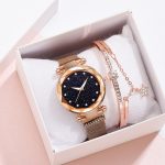 Luxury Women Watches Bracelet Set Fashion Elegant Magnet Buckle Ladies Starry Sky Watch Set Relogio - Image 7