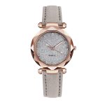 Casual Women Romantic Starry Sky Wrist Watch Leather Rhinestone Designer Ladies Clock - Image 10