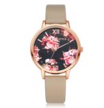 High Quality Fashion Leather Strap Rose Gold Women Watch Casual Love Heart Quartz Wrist Watch Women Dress Ladies Luxury Watches - Image 6