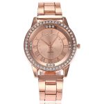 Vansvar Brand Rose Gold Watch Luxury Women Dress Rhinestone Quartz Watch Casual Women Stainless Steel Wristwatches Female Clock - Image 2