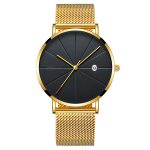 Simple calendar watch male creative waterproof quartz watch - Image 3