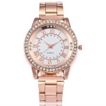 Vansvar Brand Rose Gold Watch Luxury Women Dress Rhinestone Quartz Watch Casual Women Stainless Steel Wristwatches Female Clock - Image 5
