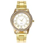 Vansvar Brand Rose Gold Watch Luxury Women Dress Rhinestone Quartz Watch Casual Women Stainless Steel Wristwatches Female Clock - Image 3